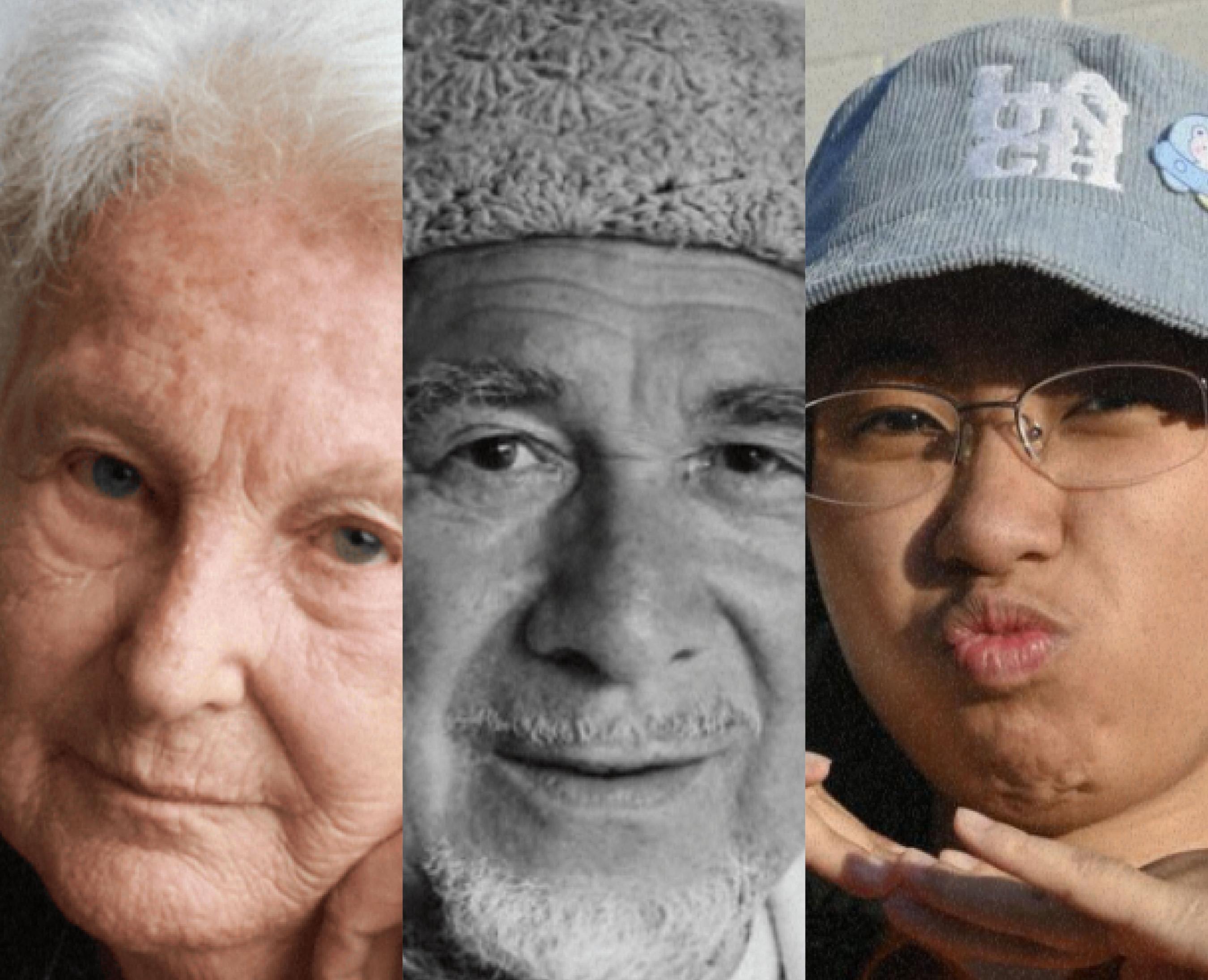 Headshots of three authors side-by-side